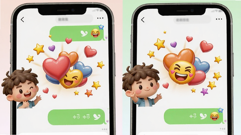 ������Ȥζ���黥��Ч��ͼ������Ϊ��λ��ͨ�����ֻ�������棬����Ϊ���ҷ���չʾ��������ն�̬�����˲�䣬�Ű��������ã����ΪQ�濨ͨ��Ⱦ��ϸ��ͻ����Ļ��ը���Ĳ�ɫ���ĺ�������Ч������ϸ��ɾ����޶���Ԫ��