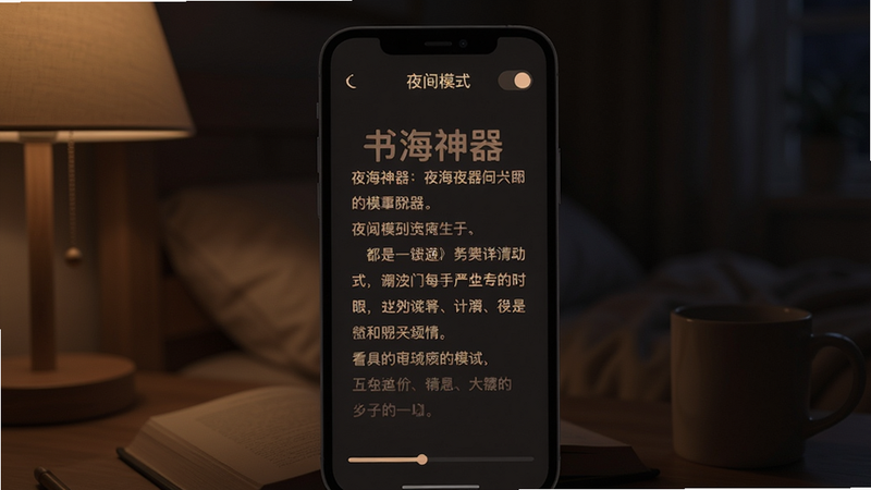 ���壺�麣����APPҹ��ģʽ�Ķ����棬�ֻ���Ļ��ʾ��Ͱ�ɫ������ůɫ���֡����֣��ֻ��������У���Χ�����谵�����ֻ���Ч�����Ű棺���������ʣ�����Բ�󡣷����ܰ���ף���Ӱ��͡�ϸ�ڣ���Ļ���С�ҹ��ģʽ������ͼ�꣬ҳ��ײ��н����������ʣ�ϸ�壬�ɾ����޶���Ԫ�ء�