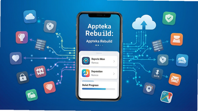 ���壺һ�������ֻ���Ļ��ʾ��Appteka Rebuild��Ӧ�ý��棬��Χ�����Ÿ���Ӧ��ͼ������ݱ��ݵ�ͼ��Ԫ�ء����֣��ֻ����У�ͼ����������ʷ���״�ֲ�������Ϊ�Ƽ�����ɫ���䡣�Ű棺�����࣬����������ͻ����Appteka Rebuild�����ơ�����ִ���ƽ����ɫ�����졣ϸ�ڣ��ֻ���Ļ����Ӧ���б��ͱ��ݽ��������������������ֻ����ƶˡ����ʣ����壬�ɾ����޶���Ԫ�ء�