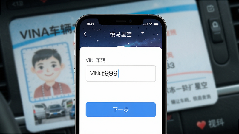 ���壺�ֻ���Ļ��ʾ�������ǿա�APP�İ󶨳���ҳ�棬��VIN�������͡���һ������ť����������ʻ֤��Ƭ�����֣��ֻ����У������黯���Ű棺��������ԣ��������������дʵ����������ࡣϸ�ڣ�VIN��ʾ������ʾ���֡����ʣ����壬�ɾ����޶���Ԫ�ء�