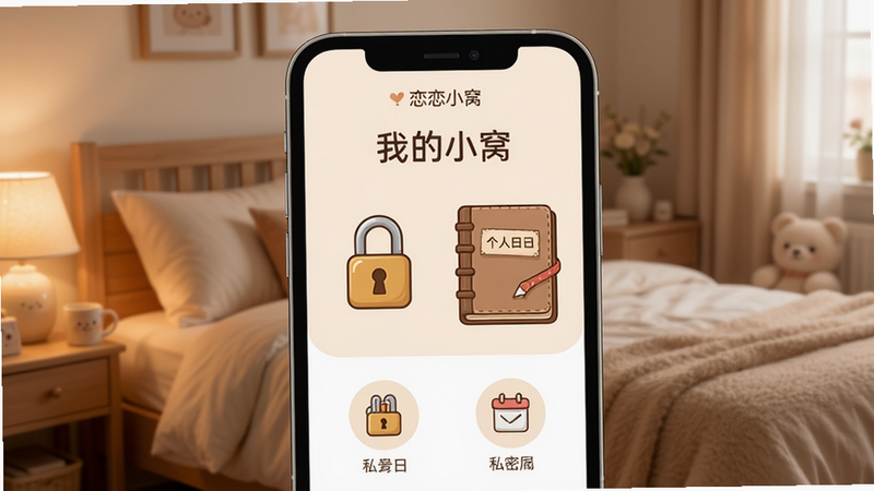 ���壺�ֻ���Ļչʾ����С�ѵ�˽�ܿռ���棬��������ͼ��͸����ռǱ������֣��ֻ����У���������ܰ�����ҳ������Ű棺�����С��ҵ�С�ѡ�����ͼ�������ͼ�꣬�����ܰ�Ӽҷ磬ϸ�ڣ���ͷͼ����ռǱ�ͼ�������ɼ������֡�����С�ѡ���ʾ�ڶ��������ʣ���͹��ߣ��ɾ��޶���Ԫ��
