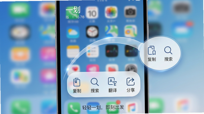 ���壺��һ�������������棬�ֻ���Ļ������ʾһ����͸���Ļ��λ����켣���켣ĩ�˵������Ĺ���Բ�̣����������ơ������������������롱�����������ĸ�ͼ�ꡣ���֣��ֻ��������У�����Ϊģ���Ĳ�ɫӦ�ý��棬����Բ����������Ļ�°벿�֣��켣�������ɼ����Ű棺����ɾ���ͼ��Ϊ��ƽ�����Է�����ֱ�ǩ����ͼ���·�������ִ��Ƽ��У���ɫ�����׽���Ϊ�����߹��׺��ϸ�ڣ���Ļ������ʾ��һ����Ӧ�����ƺͰ汾�ţ��ײ��е�ɫ��ʾ���֡�����һ�������̳����������ʣ�4K���壬��Ⱦϸ�壬�ɾ��޶���Ԫ�ء�