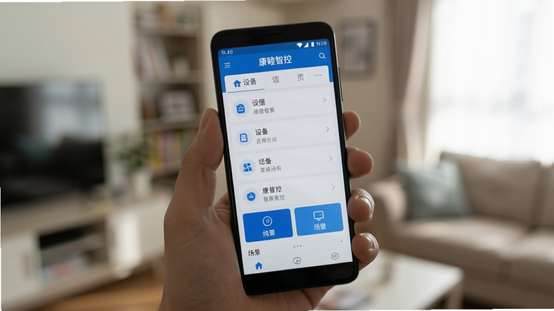 һ�ſ����ǿ�APP�����ڰ�׿�ֻ��ϵ�ʵ��ͼ���ֻ���Ļ��ʾ�����棬����Ϊģ�������ڻ�����������ͣ��ֻ���Ļ������ʾ�������ǿء����棬�����豸�б��ͳ�����ť��������дʵ������ϸ�壬�޶���Ԫ��