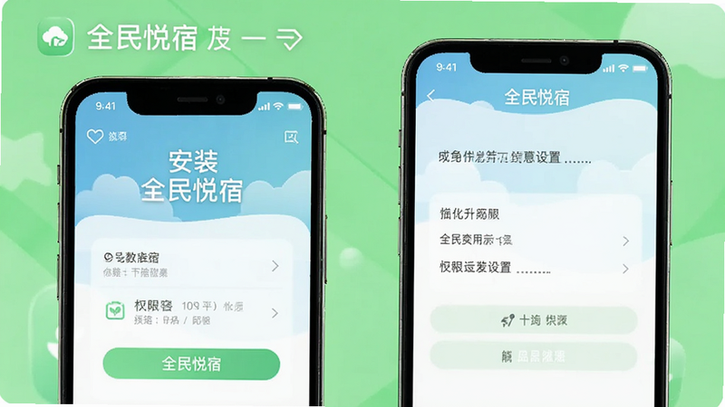 ȫ������App���ֻ������еĽ̳̽�ͼ��չʾ��װ�����Ȩ�����ý��棬����Ϊǳ��ɫ��������ȫ�����ޡ����������������������
