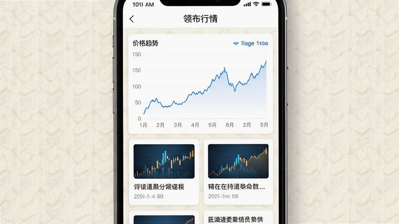 ����Ϊ�첼App������Ѷҳ�棬������ʾ���첼���顱���⣬�·�������ͼչʾ�۸����ƣ�ͼ�·����ж�ƪ��Ѷ��Ƭ��ÿ�ſ�Ƭ�б����뷢��ʱ�䡣����Ϊǳɫ���������岼��Ϊ�ƶ�����Ϣ�����ͼ��������UIԪ�ؾ��£����ʸ��壬�޶���Ԫ�ء�