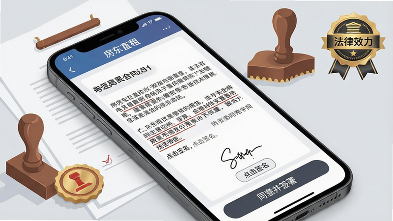 ���壺չʾ����ֱ��APP�ڵ��Ӻ�ͬǩ����棬�ֻ���Ļ��ʾ��ͬ������ǩ���������֣��ֻ���б���ã���Ļ���ϣ������з����ļ���ӡ�µĲ廭���Ű棺��ͬ�����������ؼ��������»��߱����ǩ�����С����ǩ������ť�������ʽ����磬ǳ��ɫ������ϸ�ڣ���Ļ���Ͻ��С�����Ч�������£��ײ��С�ͬ�Ⲣǩ�𡱰�ť�����ʣ�������Ⱦ���ɾ����޶���Ԫ�ء�