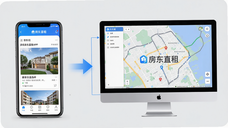 ���壺չʾʹ�÷���ֱ��APP�������豸��������ֻ����ұ��ǵ���ģ�������档���֣��ֻ�����Բ��ţ��м��ü�ͷ���ӣ���������ͬ�����Ű棺�ֻ���Ļ��ʾ��Դ�б���������Ļ��ʾ��ͼ�ҷ�����񣺿Ƽ����ִ��磬����ǳ�ҡ�ϸ�ڣ���Ļ�����������С�����ֱ�⡱ˮӡ�����ʣ����壬�ɾ����޶���Ԫ�ء�