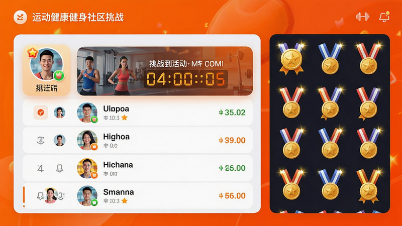 ���壺�˶�����������������ս���棬չʾ�û����а�ѫ��ǽ����ս����棬���û�ͷ�����ǳơ����֣����а��б����У�ѫ��ǽ���Ҳ࣬����Ϊ������ɫ���Ű棺��Ƭʽ���֣���Ϣ��η�������ս��е���ʱ������罻����ƣ���Χ��Ծ��ϸ�ڣ��û�ͷ���еȼ���ʶ��ѫ��������Ч��������������������ʣ����壬ɫ���������޶���Ԫ�ء�