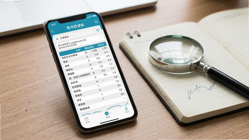 �����̳̳�����һ���ֻ���Ļչʾ�˱����ٰ�APP�ı���ҳ�棬�Ա߷���һ���Ŵ󾵺ͼ��±�������Ϊ������ͻ���̳���ѧϰ��Χ����ͼ���������дʵ�����ʸ��壬�޶���Ԫ��