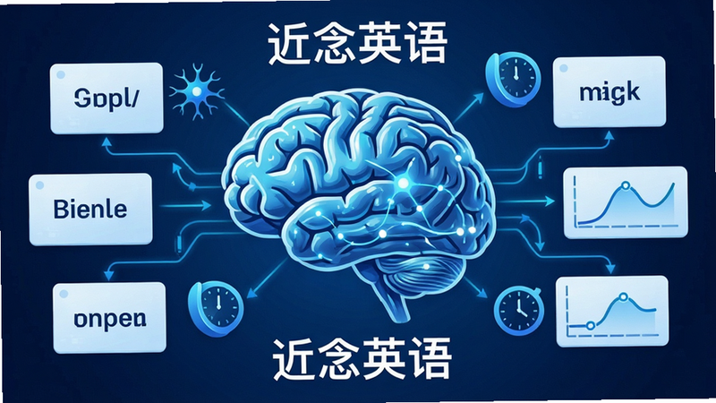 һ��չʾ����Ӣ�����ܼ����㷨��ʾ��ͼ������Ϊ��������������ϵĴ���ͼ�Σ���Χ���Ƶ��ʿ�Ƭ��ʱ��ͼ�꣬�������ҶԳƣ����Ƽ��У���ɫ������ϸ�ڰ�����������������ߣ����������ɾ����޶���Ԫ�أ�ͼ�ϱ�ע������Ӣ�