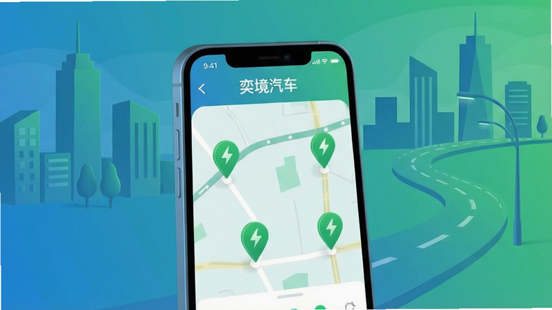 һ�ż���3D�廭���ͼƬ��ǰ����һ�������ֻ�����Ļ��ʾ���Ⱦ�������APP�ĳ���ͼҳ�棬�Ŵ�ĵ�ͼ�Ϸֲ��ż�����ɫ����ͼ��ĳ��վλ�õ㡣�����Ƿ�񻯵ĳ��н�����Ӱ��һ�����ѵĹ�·������ɫ�������̽���Ϊ����������ɫ������Ƽ��С����湹ͼ�ɾ�������ͻ���������������޶���Ԫ�ء�