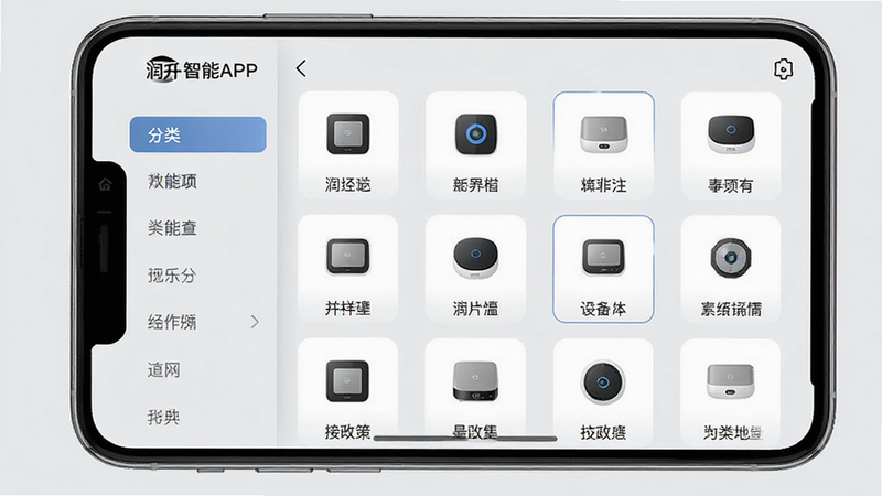 һ��չʾ������APP�豸�б�ҳ����ֻ���ͼ�����Ϊ���ർ�������Ҳ�Ϊ�豸ͼ������ÿ��ͼ���·���ע�豸���ƣ�����Ϊ����ɫ���������ִ����߷ֱ��ʣ����ʸɾ����޶���Ԫ��