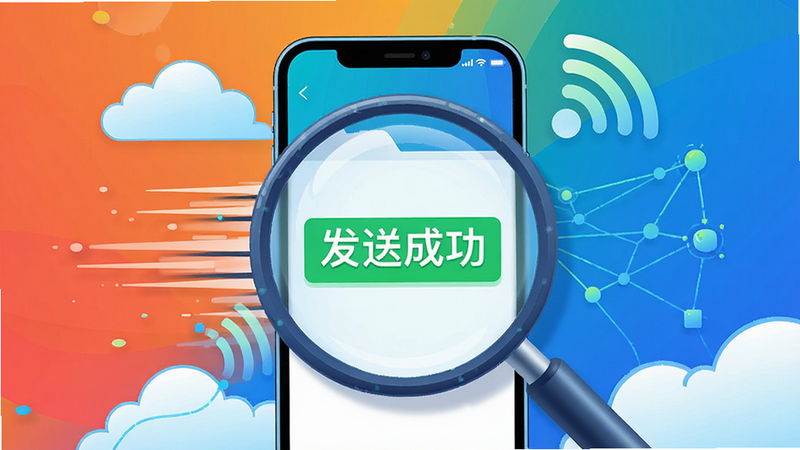 ���壺�ֻ���Ļ�Ŵ�չʾ�ʼ����ͳɹ����棬���С����ͳɹ�����ɫ��ʾ���������ٶ��������ź�ͼ�ꡣ���֣��ֻ�λ�ڻ������룬��Χ���ƶ����������ͼ�Ρ��Ű棺�����࣬��Ϣ��η�������񣺿Ƽ��в廭��ɫ�����ޣ�ϸ�ھ��£������������ɾ����޶���Ԫ�ء�