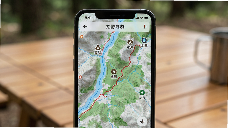 չʾ�ֻ�Ӧ�á�ʰҰѰ�Ρ����ߵ�ͼ���ܵ���д���棬����Ϊһ�������ֻ�����Ļ��ʾ��ϸ�ȸ��ߵ���ͼ��������ɫˮϵ����ɫֲ���ͺ�ɫ�켣�ߣ���ͼ�ϱ��С�Ӫ�ء�����ˮԴ����ͼ�ꡣ����Ϊ�ֻ����У������黯�Ļ������档�Ű��࣬���дʵ��ϸ�����������ʸ��壬�ɾ��޶���Ԫ�ء�