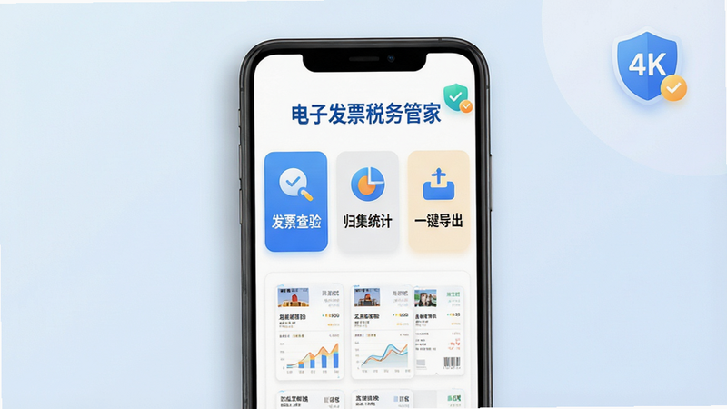 ���壺�����ֻ���Ļչʾ���ӷ�Ʊ˰��ܼ������棬����������ʾ�����ӷ�Ʊ˰��ܼҡ����������෢Ʊͳ��ͼ�������֣��ֻ����У�����Ϊ����ɫ���䣬��Ļ��ͻ������Ʊ���顱���鼯ͳ�ơ���һ�����������ܿ�Ƭ���Ű棺�����Ϣͼ���ͼ��Բ������Ϊ��ɫ�ź��壬����ʹ����ɫ������ִ���ƽ�����Ƽ��С�ϸ�ڣ��ֻ���Ե�������Ӱ����Ļ����ʾ���ŵ��ӷ�Ʊ����ͼ�����Ͻ��а�ȫ��֤����ͼ�ꡣ���ʣ�4K���壬�ɾ����޶���Ԫ�ء�