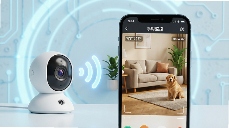 һ���ִ����ܼҾӰ���������3D��Ⱦͼ��������һ�������ֻ���Ļ��ʾ���ֻ���ء�APP��ʵʱ��ػ��棬����������ܰ�Ŀ���������ɳ������ֲ�����ﹷ�����ɼ����ֻ��Ա߷���һ����ɫ��������ͷ������֮���÷���������ź����ӡ��������ֻ�Ϊ���ģ��������ͷ�������ǵ���ɫ�Ƽ��й�Ч���Ű�ɾ����࣬���дʵ�Ҿ��пƼ��У�ϸ�ڰ�����Ļ�ϵġ�ʵʱ��ء�������¼��ʱ��������ʸ��壬�ɾ��޶���Ԫ�ء�