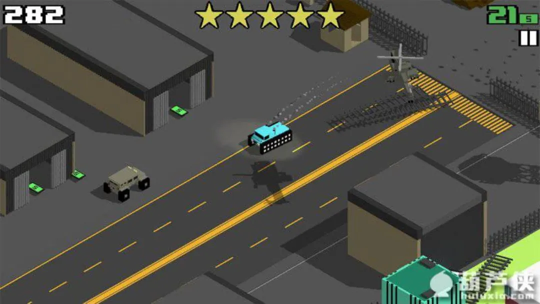 像素公路狂飙MOD菜单版2026最新版本截图0