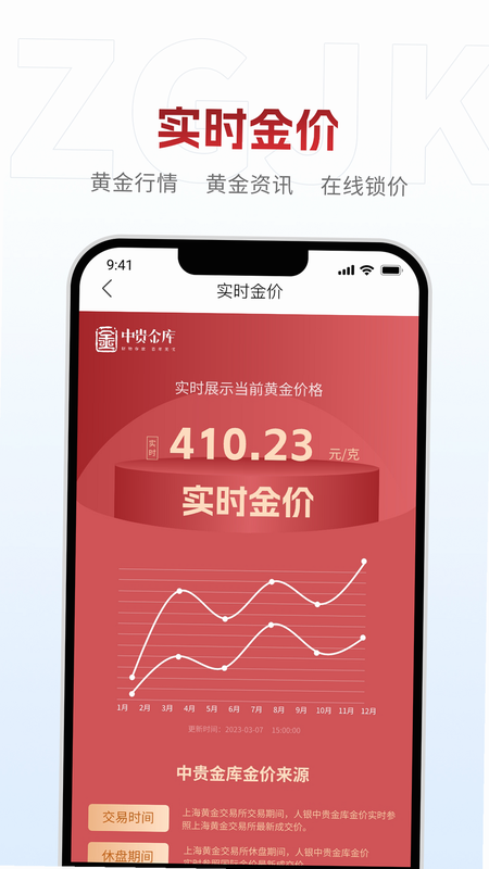 中贵金库 安卓版 正规性 查询 截图