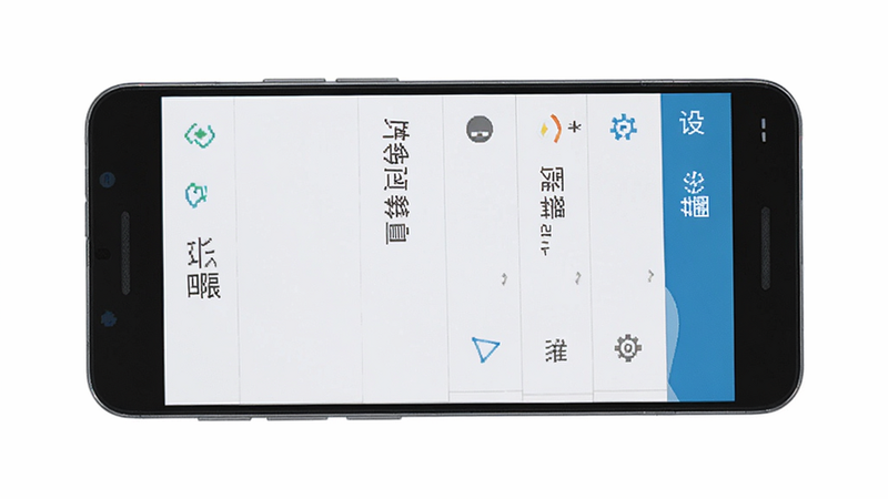 红山眼APP在安卓手机上的设置界面展示,主体为手机屏幕,显示权限管理、网络设置等选项,布局清晰,排版规范,风格系统原生,细节准确,画质高清,干净,无多余元素,包含文字
