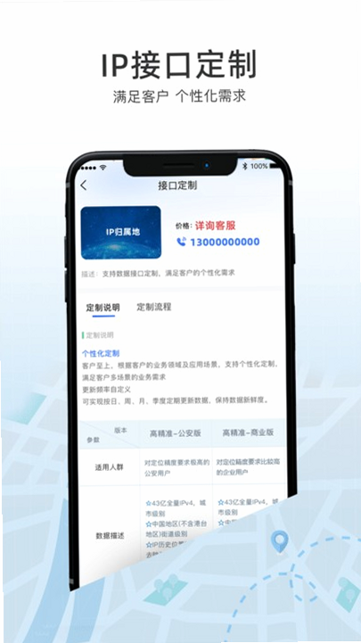 IP数据云 安卓版 数据解析界面