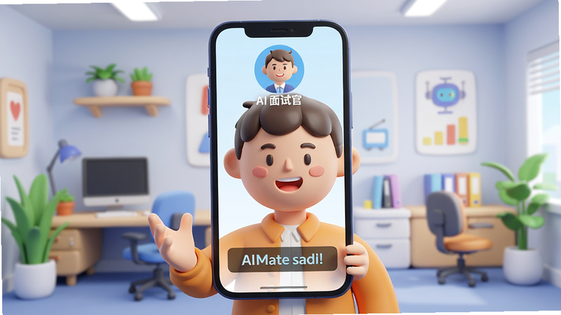 OfferMate ģ�����Գ�����һ�� 3D ��ͨ�������ڶ����ֻ���Ļ˵�����ֻ��Ϸ���ʾ��AI ���Թ١�ͷ��ʵʱ��Ļ������Ϊ����칫�ң����־��У��Ű��Լ�����ͨ 3D��ϸ�����������ʸ��壬�ɾ����޶���Ԫ��