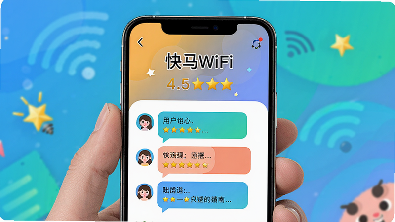 手机应用评分界面,显示