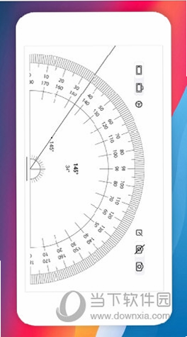 手机量角器 安卓版 操作界面 预览