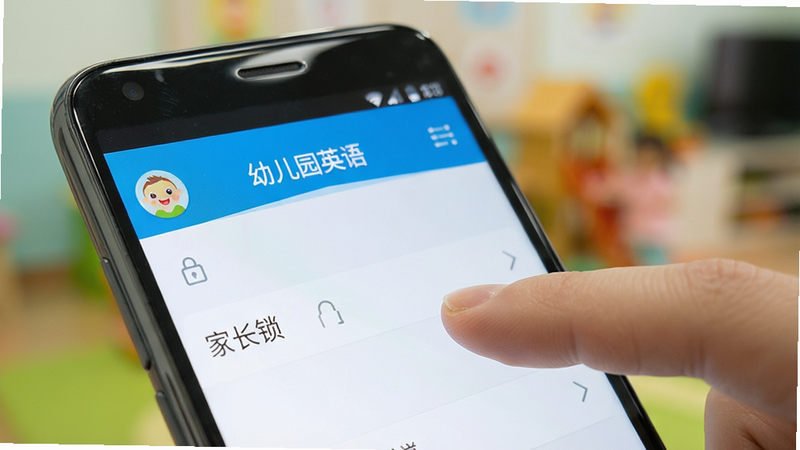 主体为安卓手机屏幕特写,显示