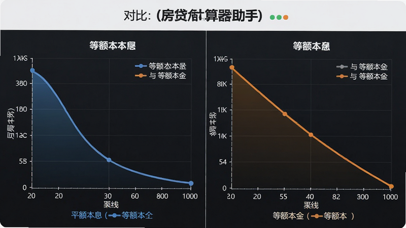 主体为对比展示