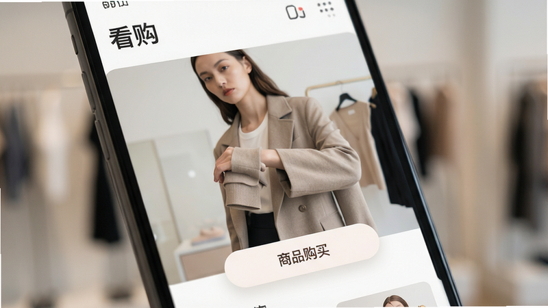 �ֻ���Ļ��д��չʾ��������APP�ڵ���Ƶ���Ž��棬������ģ������չʾ��װϸ�ڣ��·�������Ʒ����ť������UI����ִ���Լ��ɫ����ͣ�������Ӱ��񣬽��㼯������Ļ���ݣ������黯�����֡����������������ʸߣ�����㣬�ɾ�����