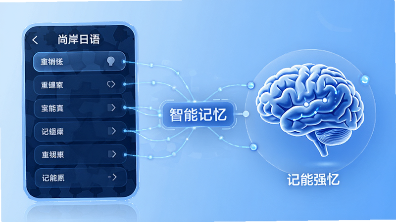 ʾ��ͼչʾ�а�����Ĵʻ������棬���Ϊ�����б����Ҳ�Ϊ����ͼ���ʾ����ǿ�����м�����������������Ϊǳ��ɫ���䣬���Ƽ���������н�ϣ����ֱ�ע�����ܼ��䡱��ϸ�ھ��£�������Ⱦ��������