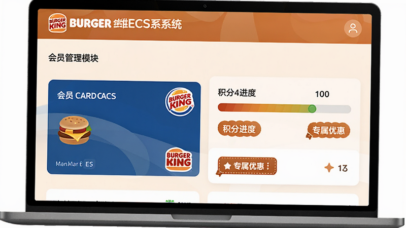 ������ECSϵͳ�еĻ�Ա����ģ�飬��ʾ��Ա���桢���ֽ�������ר���Żݱ�ǩ�����������ܰרҵ��ͻ����ԱȨ��չʾ�����壬�޶���Ԫ��