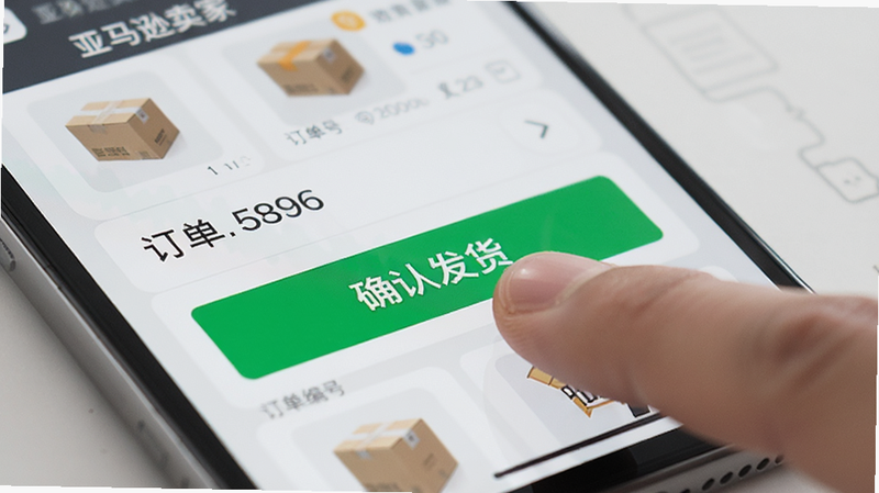 չʾ'����ѷ����'App�Ķ����������棬��Ļ����һ����ɫ��'ȷ�Ϸ���'��ť����ָ�������д����Χ��ʾ������ź���Ʒ����ͼ�����沼�ֽ�������ɫ���԰׻�Ϊ����ͻ����ɫ��ť������ִ��Ƽ��У�ϸ����������ˮӡ��