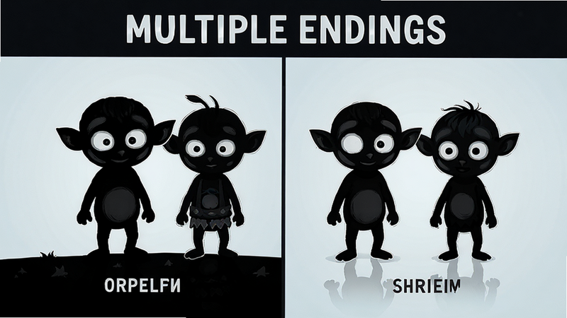 ����ΪSlendytubbies 3 Re-Ignition Mobile��Ϸ�Ľ��ѡ����棬����Ϊ������ʾ���Ű�Գƣ����Ϊ�����Բ廭��ϸ��չʾ��ͬ��ֵļ�Ӱ�����ʸ��壬�ɾ����޶���Ԫ�أ����ְ���