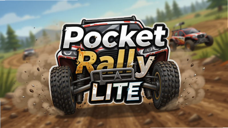 ����ΪPocket Rally LITE��ϷLogo��������ģ����ԽҰ�������������־��жԳƣ��Ű����ִ������Ϊдʵ�뿨ͨ��ϣ�ϸ�ڰ�����������ĳ��������ʸ��壬�ɾ����޶���Ԫ�أ�����