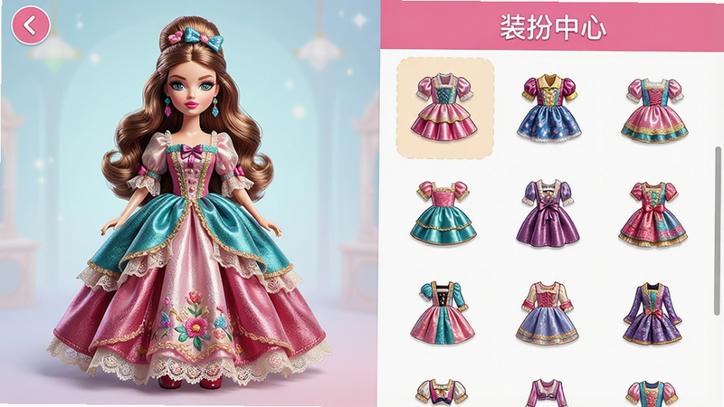 ��ż��װ���棬��������������ȹװ����ż������Ϊ���ҷ������������żչʾ�����Ҳ��Ƿ�װ�б����Ű����룬ͼ�������ȷ�����ʱ�о��£�ɫ�����޵������ۡ�ϸ��չʾ��װ����������󡣻��ʸ��壬�ɾ����޶���Ԫ�أ����֡�װ�����ġ������ɼ���