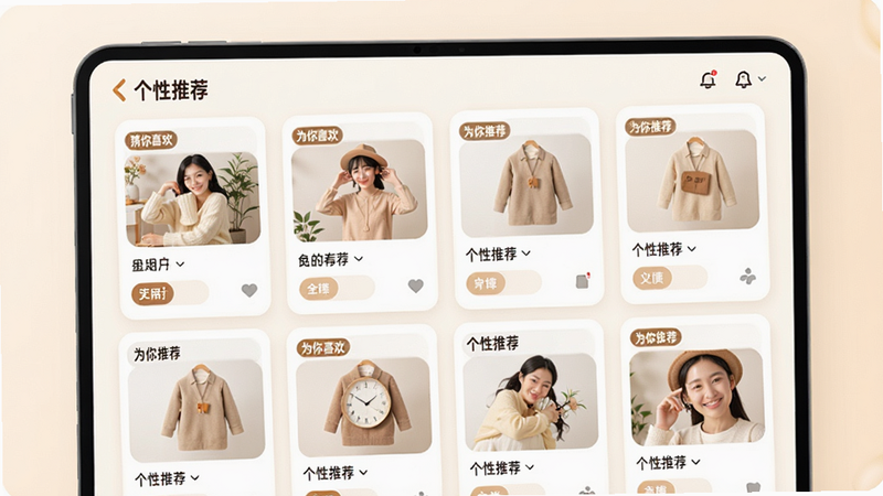 ����Ϊ����ѡ�ĸ��Ի��Ƽ����棬���ֲ��ÿ�Ƭʽ��ƣ�չʾ��������û���Ȥ�Ƽ�����Ʒ��Ƭ���Ű�������£������ܰ���У�ϸ�ڰ���������ϲ��������Ϊ���Ƽ����ȱ�ǩ����������������ɾ�������������ʾΪ�������Ƽ���