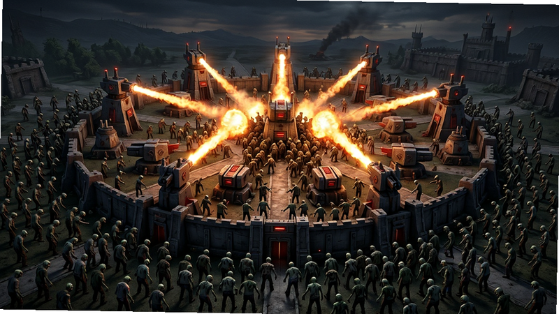 ����ΪBlood Horde���ط���ȫ��������������ֲ��ڻ�����Χ����ʬȺ������˷�ӿ�������ֳʻ��η���̬�ƣ��Ű��󣬷��ʷʫ�У�ϸ�ڰ������������������Ч�ͽ�ʬ���ܼ��̶ȣ������𺳣��ɾ����޶���Ԫ��