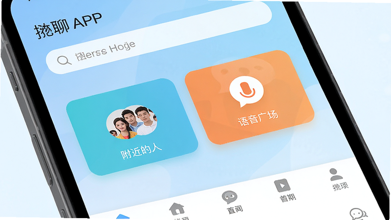 ����Ϊ�����ֻ���Ļ���棬��ʾ�����ġ�APP����ҳ�����������������м��ǡ��������ˡ��͡������㳡��������ť���ײ������������ɼ�������Ϊ��͵ĵ���ɫ���䣬����ƽ����ϸ�����������ʸ��壬�ɾ��޶���Ԫ��