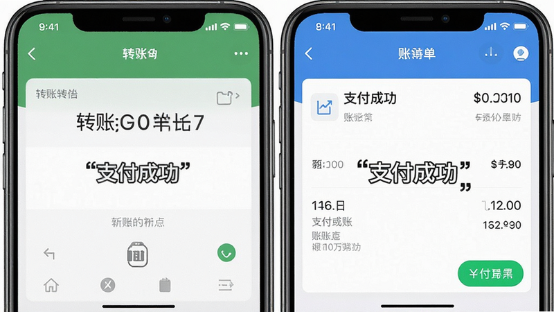 ����Ϊ�ֻ�ת�˽�����APP�˵�����ͬ��չʾ���������ҷָ�Ű�Ա�������ϸ����ʾת�˽�����˵����һ�£����ʸ��壬�ɾ��޶���װ�Σ����֡�֧���ɹ�����������ʾ