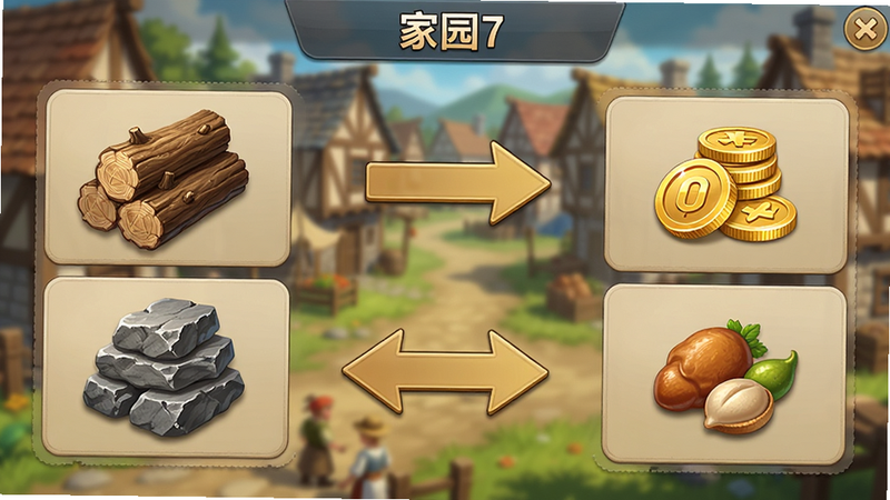 ��������ʾ��ͼ����԰7��׿�棬չʾ��Դ������壬���Ϊľ�ĺ�ʯ�Ķѵ����Ҳ�Ϊ��Һ�ʳ��м��м�ͷ��ʾ���򣬱���Ϊģ����С�򳡾�������������ͼ�꾫�£����ֹ��������дʵ��ϸ�����������������