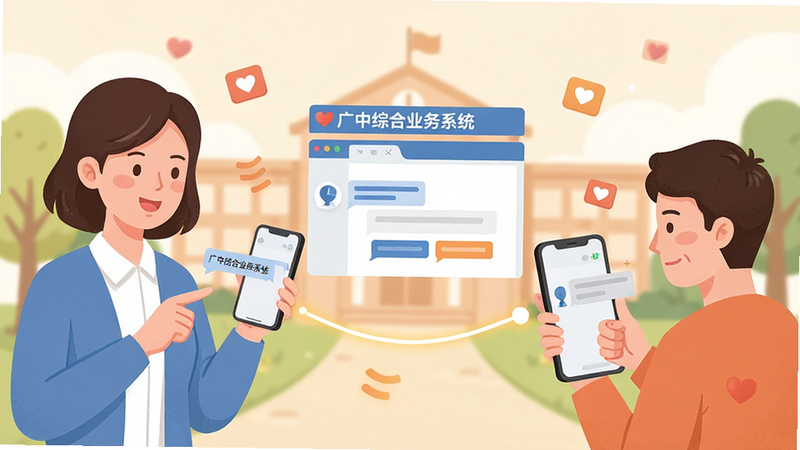 һ�Ų廭���ͼƬ�������һλ��ʦ�ֳ��ֻ�������Ϣ���Ҳ��Ǽҳ��ֻ�������Ϣ�����ޣ��м���һ����������������ӣ���������͵�У԰����������ͻ���������ۺ�ҵ��ϵͳ���Ľ������棬����ƽ�⣬�Ű��࣬�����ܰ������ϸ�ڴ��а���ͼ���׺�����ʸ��壬�ɾ����޶���Ԫ��