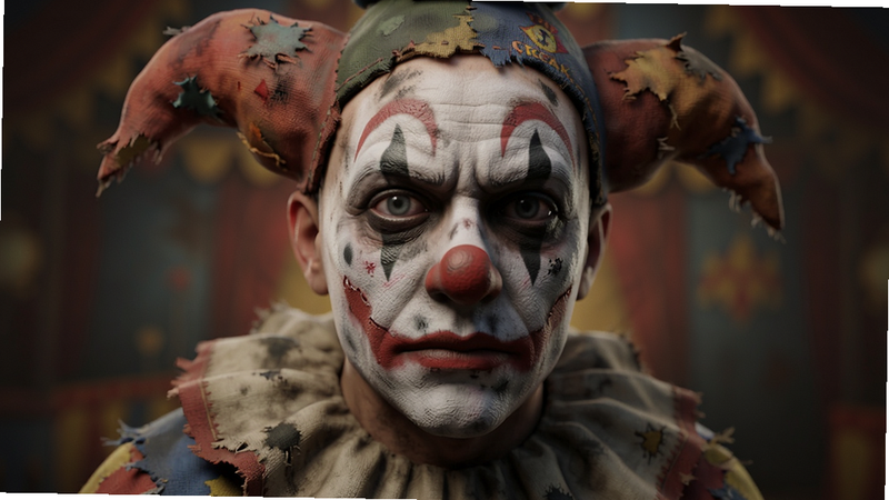����Ϊ��The Freak Circus����Ϸ�ڽ�ɫ��д������Ϊ�������񣬻���������һ�������ƾ�С���װ�Ľ�ɫ���沿ױ�ݰ߲�������ն������䣬�����黯������ͻ�����壬���Ϊдʵ�볬��ʵ�����ϣ�ϸ�ڰ����·��ϵ����պ�ĥ��ۼ���������������Ӱ��ͣ��ɾ��޶���Ԫ��