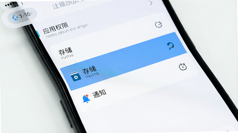 ����Ϊ�ֻ����ý��棬��ʾӦ��Ȩ�޹���ҳ�棬������ʾ���洢���͡�֪ͨ��ѡ�����Ϊǳɫģʽ�������б�ʽ���Ű����룬��񼫼����壬ϸ��ͼ�������������������ɾ����޶���Ԫ��