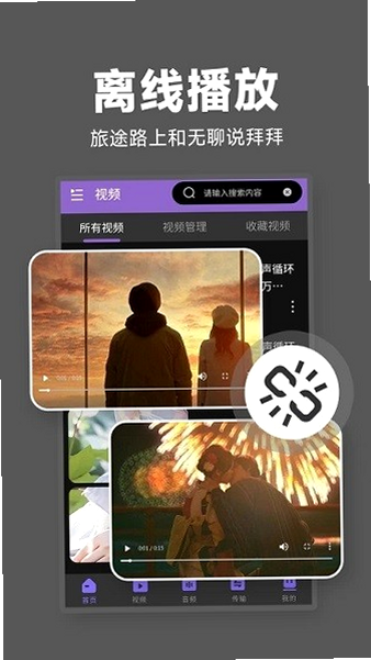 隐私独影播放器 安卓版 功能界面截图