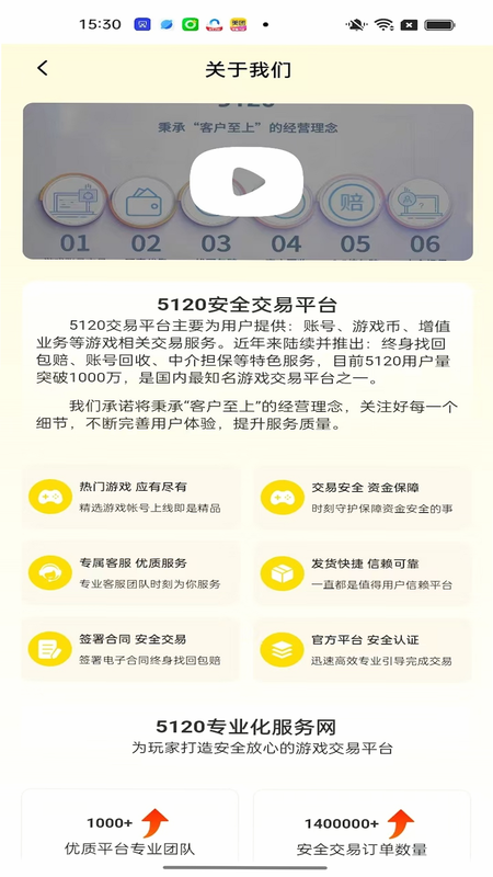 5120交易平台 安卓版 交易流程 安全机制