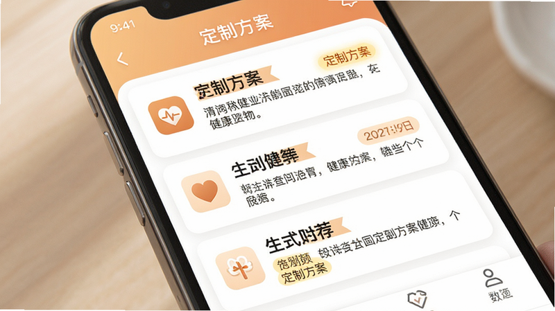 ����һ��չʾ���Ի����������Ƽ��б���APP����ͼ������Ϊ�ֻ���Ļ������Ϊ�б���ʽ��ÿ�����ͼ�ꡢ���⼰��飬�����ܰרҵ��ϸ�ڴ��и�����ǩ�����ʸ��壬���󷽣�����