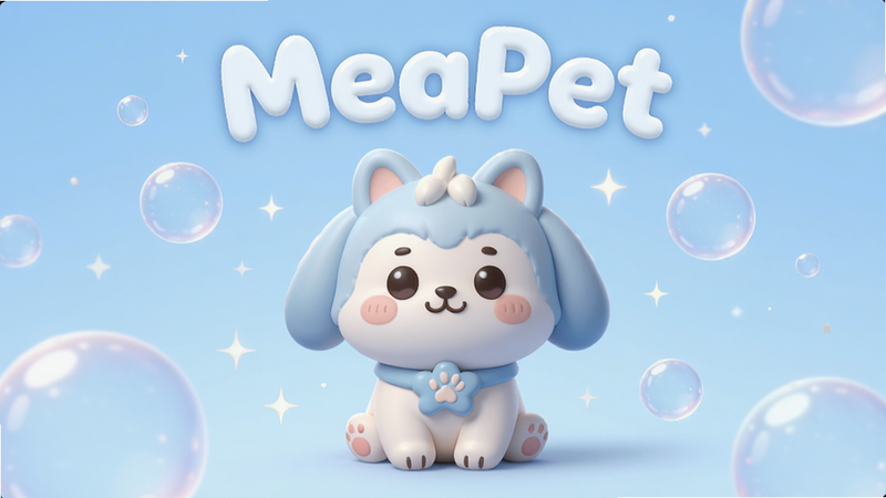������һ����ΪMeaPet�Ŀɰ�3D��ͨ����λ�ڻ������룬����Ϊ��͵�ǳ��ɫ���䣬��ΧƯ���Ű�͸�������ݺ��ǹ�Ԫ�أ�����������������ϸ�ڷḻ�����ʸ��壬�޶���Ԫ�أ����֡�MeaPet����Բ��������ʾ���Ϸ�