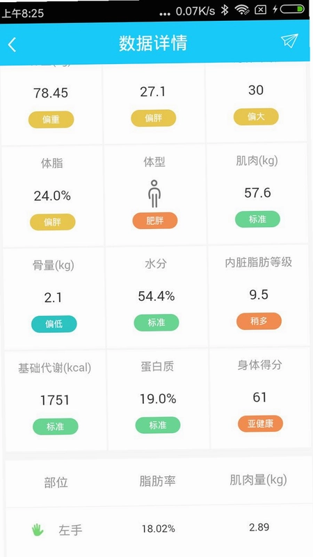 斐讯体脂称截图1