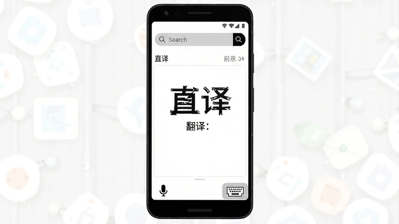 ��������ȫ��չʾ������Ϊ��׿�ֻ���Ļ����ʾ��ֱ�롱APP ��ҳ��������Ƽ����ִ����׵׺��֣����������������м��Ǵ��������ʾ�ķ��������򣬵ײ�����˷�ͼ��ͼ����л�ͼ�꣬����ƽ�������壬�޶���װ�Σ��ɾ�����ˮӡ��4k ����